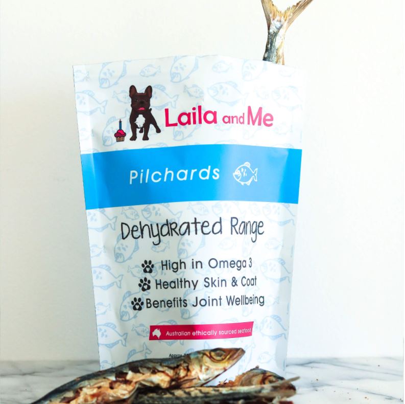 Laila & Me Dehydrated Australian Dehydrated Pilchards Cat & Dog Treats