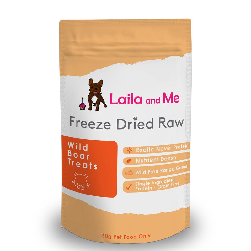 Laila & Me Freeze Dried Raw Australian Wild Boar Dog Treats