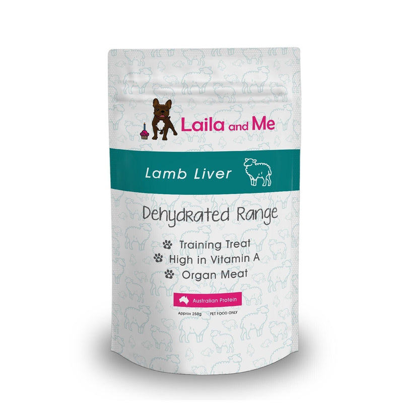 Laila & Me Dehydrated Australian Lamb Liver Cat & Dog Treats