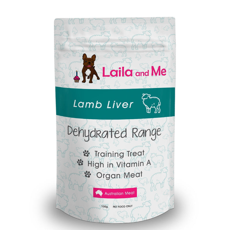 Laila & Me Dehydrated Australian Lamb Liver Cat & Dog Treats