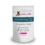 Laila & Me Dehydrated Australian Lamb Puff Chips with 100% Lamb for Cats & Dogs