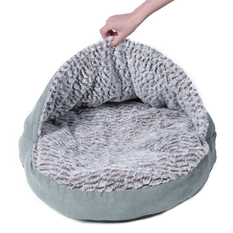 2 in 1 Soft Touch Bed and Nest for Small or Medium Pet