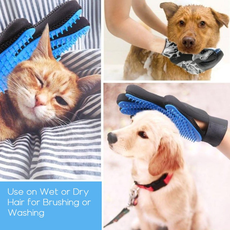 Grooming Pet Glove for Washing, Brushing and Massaging