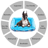 Tropical Party Print Dog Bed