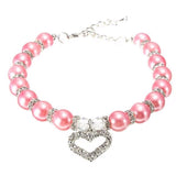 Cat or Kitten Collar Pearl Necklace