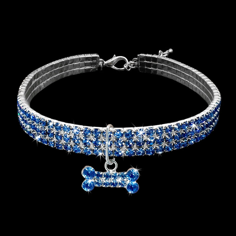 Diamante Dog Collar Necklace