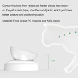 Els Pet Adjustable Double Raised Cat Bowl