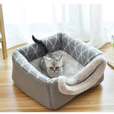 Pet Bed and Cube Den for Cats, Kittens and Tiny Dogs