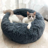Round Donut Bed for Cat or Dog