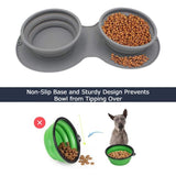 Benepaw Collapsible Pet Slow Feeder and Water Bowl