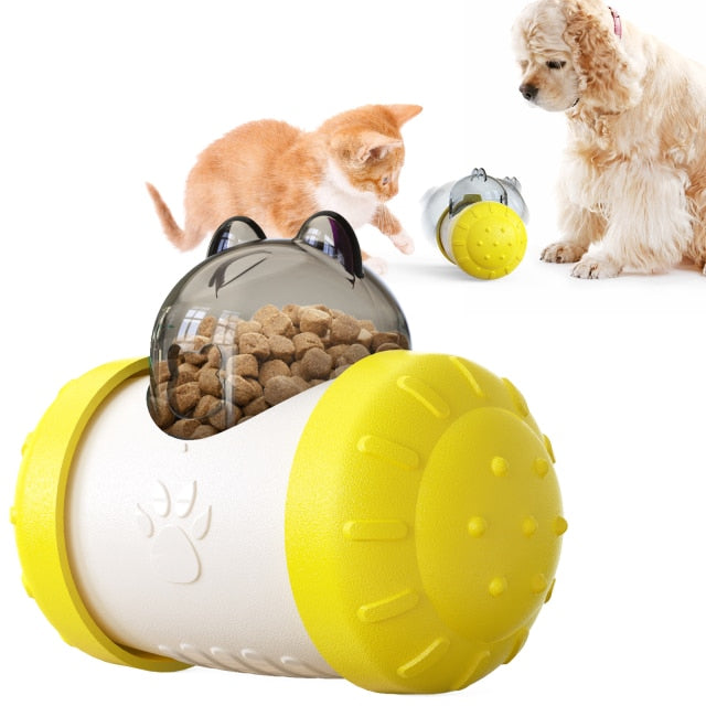 Interactive Tap and Tumble Treat Toy & Slow Feeder