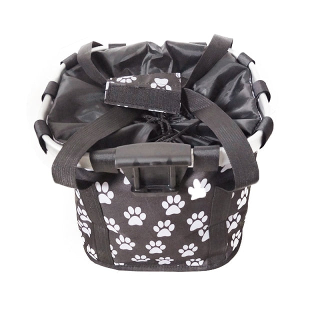 Patterned Folding Bike Basket – MyDog'N'More