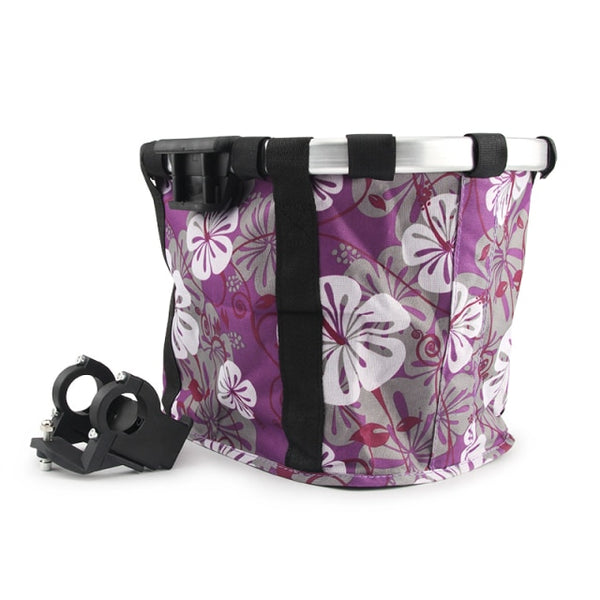 Patterned Folding Bike Basket – MyDog'N'More