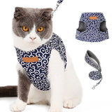 Soft and Comfortable Pet Harness and Leash Set for Puppy, Small Dog or Cat