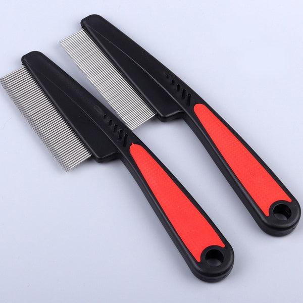 Pet Flea Comb with Stainless Steel Teeth