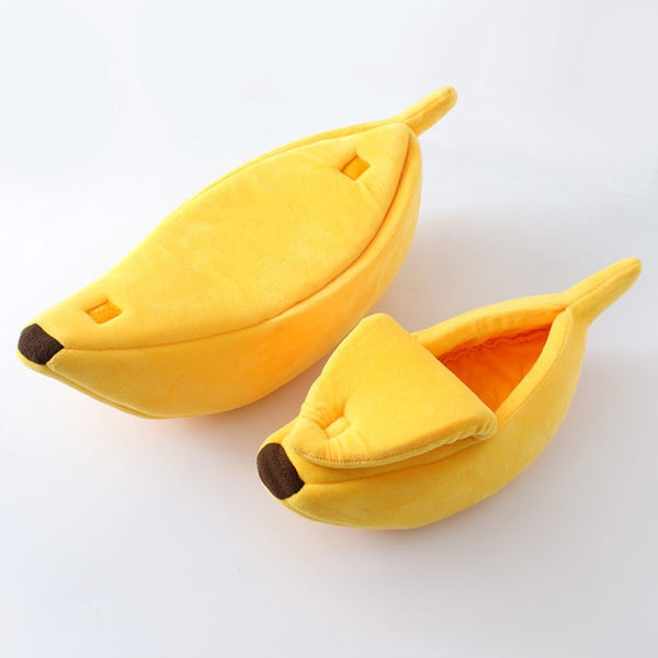 Cozy Banana Bed for Cats