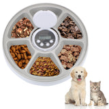 6 Meal Automatic Timer Feeder for Cats or Dogs