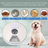 6 Meal Automatic Timer Feeder for Cats or Dogs