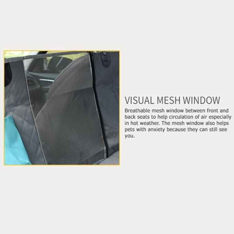 Dog Car Seat Cover / Hammock with Mesh Window